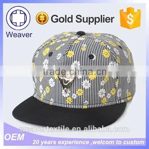 New Technology Custom Made Printed Flat Brim Metal Plate Snapback Cap Hats thumbnail-2