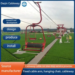 Pulsating Aerial Cableway With Steel Wire Rope Durable Cabin Components Commercial Outdoor Use 5-10 Passengers Cableway thumbnail-1