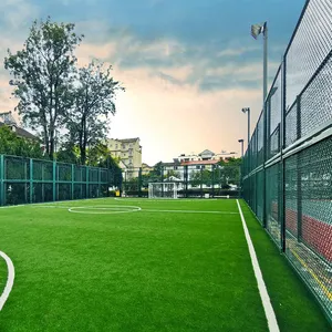 Professional Sports Safety Steel Green Fencing, Suitable for Basketball Courts, Badminton Courts, Volleyball Courts, Tennis Courts, and Soccer Fields. thumbnail-1
