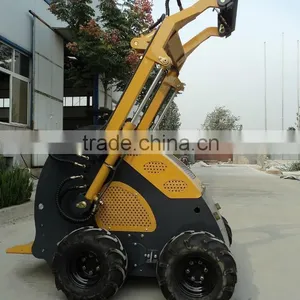 MINI Wheel Loader Mini Loader Multifunctional Small Loader for Sale thumbnail-4