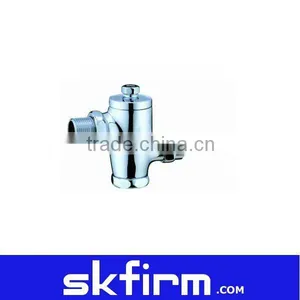 Brushed Chrome Flush Valve Toilet One thumbnail-1