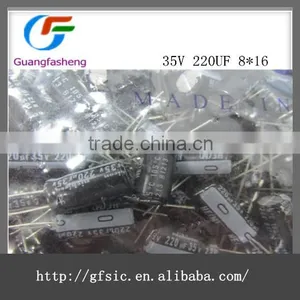 (hot Sale)220uF 35v 8X12 20% Aluminum Electrolytic Capacitor E-cap thumbnail-1