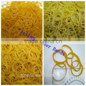 Strong Yellow Color Elastic Rubber Bands Office Packing Supply Quality Choice thumbnail-1