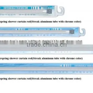 Shower Curtain Pole Stainless Steel Shower Rod SS304 Shower Curtain (8041-8046) thumbnail-2