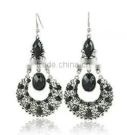 2016 Wholesale Fashion Bead Pendant Earring Chinese Style Vintage Earrings thumbnail-4