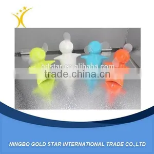 Wholesale No Battery Hand Operated Portable Lovely Colourful Mini Fan thumbnail-1