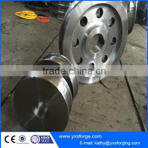 Single Beam Crane Wheel Traveling Monorail Single Girder Overhead Crane Wheel thumbnail-1