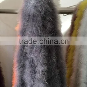 Factory Wholesale 100/100 Real Turkey Fur Raw Material thumbnail-2