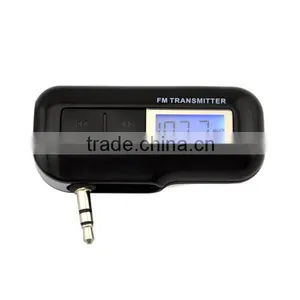 fm Transmitter 3.5mm Full Frequency, LCD Backlight Display for Cell Phone, MP3 thumbnail-1