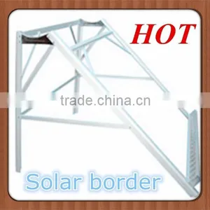 6063-T5 Anodized Silver AA10/AA15 Aluminum Solar Energy Frames MANUFACTURER China thumbnail-2