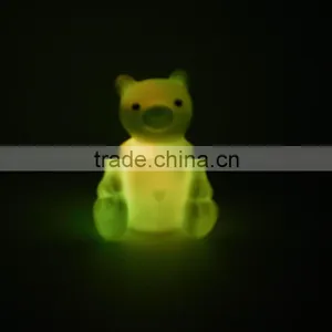 Plastic Honey Bear Plastic Electronic Toys Pvc Vinyl Wild Animal Toy Led Light Bear Toys thumbnail-5