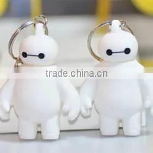 Cartoon Action Figure Plastic Keychain for Promotion Keychains For Kids thumbnail-2