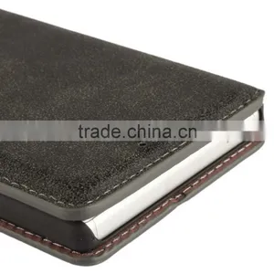 PU Leather With Magnet Stand Case Vintage Retro Dull Polish Folio Flip Holder Cover for Sony Xperia Z5 thumbnail-2
