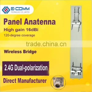 2300-2700MHz High-gain16dBi Dual Polarization Directional Mimo Antenna With N Double Female for Wireless WIFI 120 Degrees thumbnail-2
