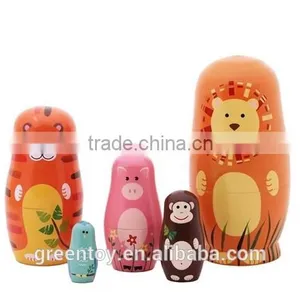 Wooden Block Game Wood Doll thumbnail-1