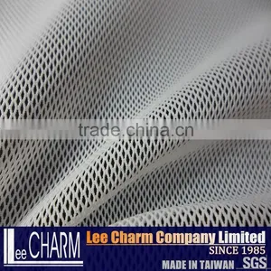 Stretch White Pique Bird Eye Elastic Mesh Fabric thumbnail-4