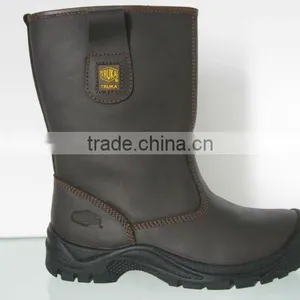 Leather Safety Shoes With Toe Cap and Anti Puncture Insole thumbnail-1