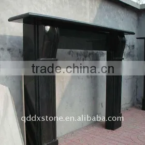 Natural Shanxi Black Granite Fireplace thumbnail-1
