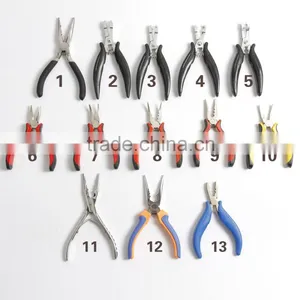 2016 Hot Selling Stainless Steel Hair Extension Pliers Function Clamp Plier Metal Micro Plier thumbnail-1