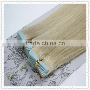 Tangle- Free and Double Drawn 100% Indian Hair Extension Invisible Tape Hair Extensions thumbnail-1