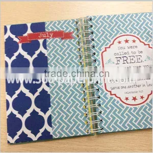 Spiral Notebook Color Pages Printed Notebook Custom thumbnail-3