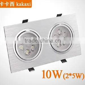 2 Light LED Ceiling Light Grille Lamp 6w 10W 14w 18w 24w 30w 36w LED Downlight thumbnail-1