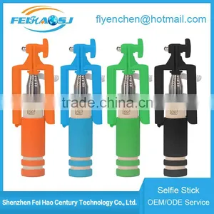 Factory Direct Sales Best Selling New 2016 Mini Selfie Stick Extendable Baton thumbnail-1