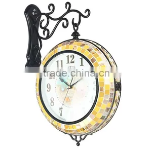 Garden Decor Mosaic Double Sided Digital Flip Clock thumbnail-1