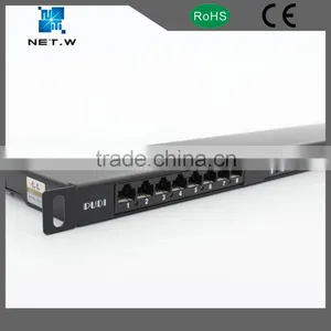 19 Inch Patch Panel, Cat6 Patch, 0.5u Height Utp Network Panels thumbnail-2