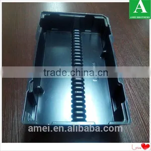 OEM Vacuum Forming Black Plastic Blister Tray thumbnail-3