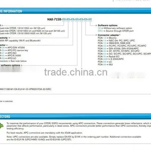 Mini OTDR EXFO MAX-715B!!! thumbnail-4