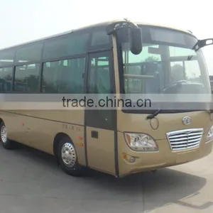 Huaxin Brand 7.3m 30 Seats Diesel LHD Manual Tranmission Mini Bus Price thumbnail-1