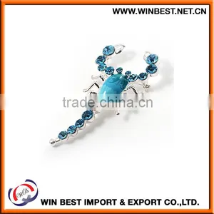 China Supplier Cheap Rhinestone Wedding Brooches thumbnail-1