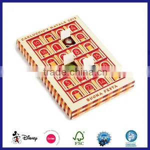 Cardboard Stamped Little Doors Advent Calendar With Plastic Inlay for Toys Quality Choice thumbnail-1