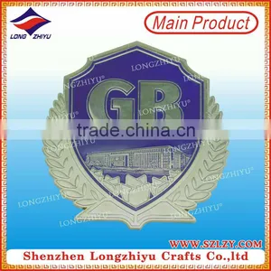 Zinc Alloy Personalized Embossed Nameplates,custom Silver Adhesive 3D Logo Nameplate Emblem thumbnail-1