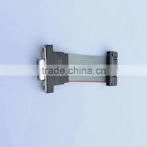 IDC to DB 15pin Connector 2.54mm Ribbon VGA Cable thumbnail-1