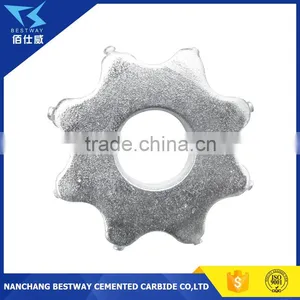 8 Teeth Tungsten Carbide Scarifier Cutters in Floor Preparation thumbnail-1