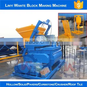 WANTE MACHINERY QT8-15 Fully-auto Concrete Interlock Brick Machine Line thumbnail-3