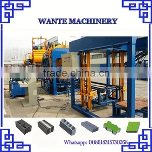 QT4-15 Cheap Wante Machinery Concrete Batch Plant for Sale thumbnail-1