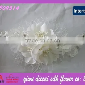 Mesh and Fabric Flower Wedding Accessories thumbnail-1