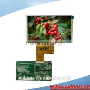 5inch 800*480 Lvds Interface Lcd Panel Display With LVDS to RGB Board thumbnail-1