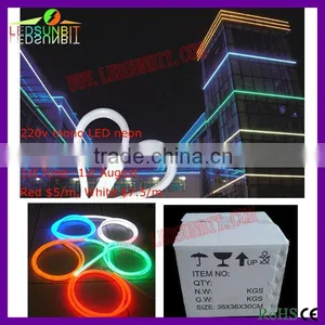 240v Outdoor Mono LED Neon Light for Decoration IP65 thumbnail-1