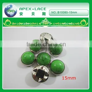 B10080 Hot Fix Motif Rhinestone Button Fix on Garments thumbnail-1