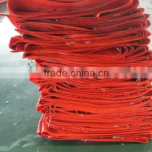 China PP /PE TARPAULIN High Density Polyethylene Leno Woven Fabric 3 Feet Aluminum Eyelet 16x16 Mesh Triangle Plastic Corner thumbnail-5