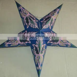 Glitter Printed Paper Star Lanterns New Model thumbnail-1