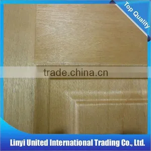 3mm Nature Birch Veneer HDF Moulded Pressing Door Skins thumbnail-1