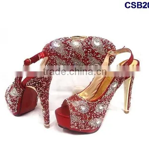 CSB2083 2016 the Latest Top Fashion Woman Italy Style High Heel Sandal Shoes With Matching Purse/cluth/bag High Quality and Wha thumbnail-4