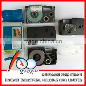 Tape Cartridge for Casio EZ Label Printer XR-18BU1 Black on Blue 18mm thumbnail-6