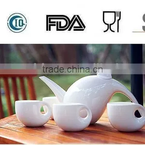 New Model 15pcs 17pcs Fine Porcelain Ceramic Crockery Cup Mug Saucer Tea Coffee Set thumbnail-1
