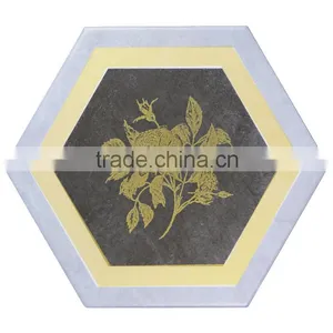 EMBOSS Hexagon Mosaic Tile Kitchen Floor Tile 100*200*175mm Porcelain Glazed Tile thumbnail-3